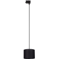 Luster na sajli za 3-fazni tračni sustav TRACER 1xE27/15W/230V pr. 20 cm crna