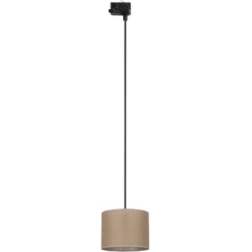 Luster na sajli za 3-fazni tračni sustav TRACER 1xE27/15W/230V pr. 20 cm crna/smeđa