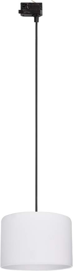 Luster na sajli za 3-fazni tračni sustav TRACER 1xE27/15W/230V pr. 30 cm crna/bijela
