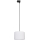 Luster na sajli za 3-fazni tračni sustav TRACER 1xE27/15W/230V pr. 30 cm crna/bijela