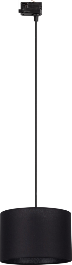 Luster na sajli za 3-fazni tračni sustav TRACER 1xE27/15W/230V pr. 30 cm crna