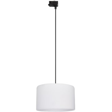 Luster na sajli za 3-fazni tračni sustav TRACER 1xE27/15W/230V pr. 38 cm crna/bijela