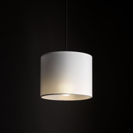 Luster na sajli za 1-fazni tračni sustav TRACER 1xE27/15W/230V pr. 20 cm crna/bijela