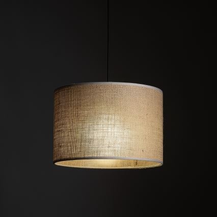 Luster na sajli za 1-fazni tračni sustav TRACER 1xE27/15W/230V pr. 30 cm crna/smeđa