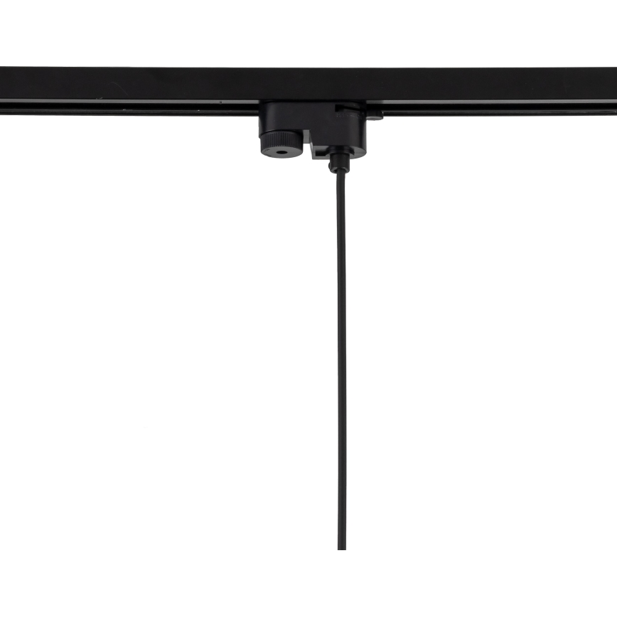 Luster na sajli za 1-fazni tračni sustav TRACER 1xE27/15W/230V pr. 30 cm crna/smeđa