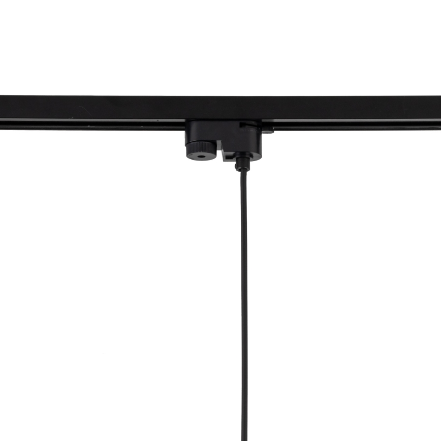 Luster na sajli za 1-fazni tračni sustav TRACER 1xE27/15W/230V pr. 38 cm crna/smeđa