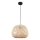 Luster na sajli ZANZIBAR 1xE27/20W/230V pr. 35 cm bambus
