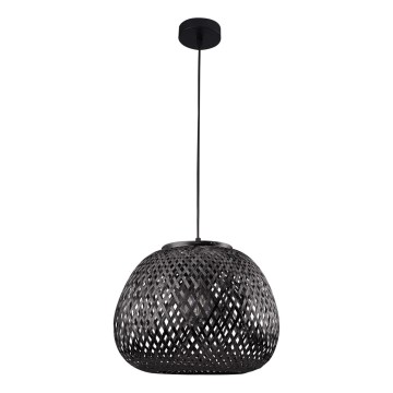 Luster na sajli ZANZIBAR 1xE27/20W/230V pr. 35 cm bambus