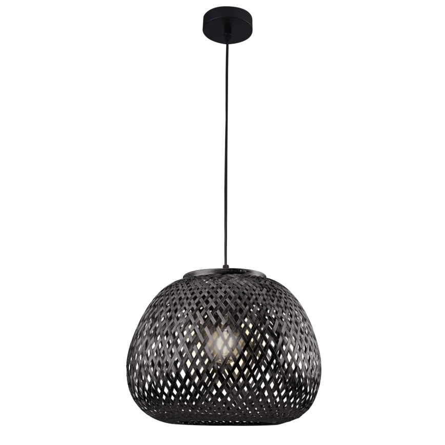 Luster na sajli ZANZIBAR 1xE27/20W/230V pr. 35 cm bambus