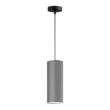 Luster na sajli ZIK 1xE27/40W/230V pr. 10 cm siva