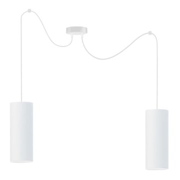 Luster na sajli ZIK 2xE27/40W/230V bijela