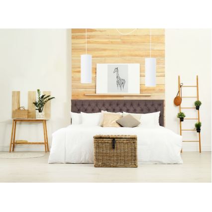 Luster na sajli ZIK 2xE27/40W/230V pauk bijela