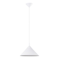 Luster na sajli ZUMA 1xE27/15W/230V pr. 30 cm bijela