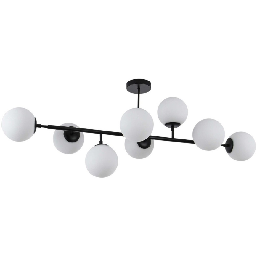 Luster na šipci DORADO 8xE14/40W/230V crni
