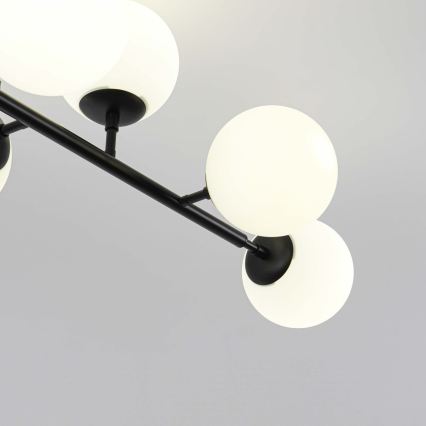 Luster na šipci DORADO 8xE14/40W/230V crni