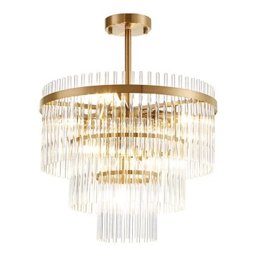 Luster na šipci SABRINA 7xE14/40W/230V zlatna