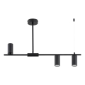 Luster na šipci URANOS 3xGU10/10W/230V crna