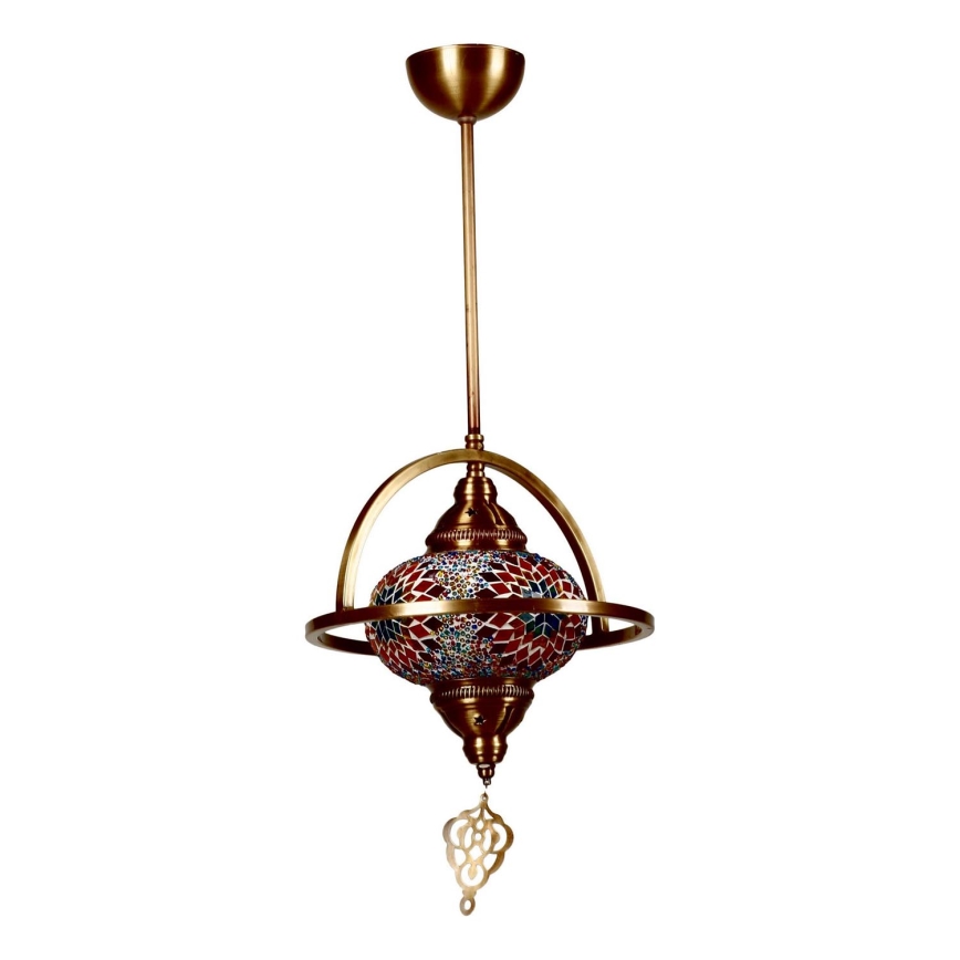 Luster na šipci YENI 1xE27/40W/230V brončani