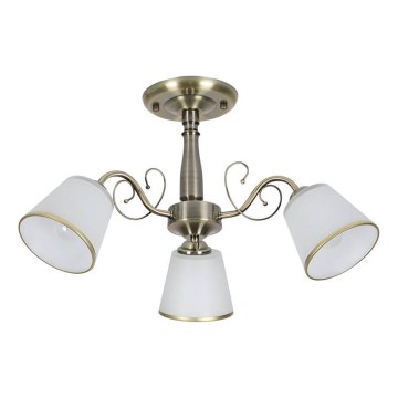 Luster na štangi LOSANNA 3xE14/40W/230V mesing