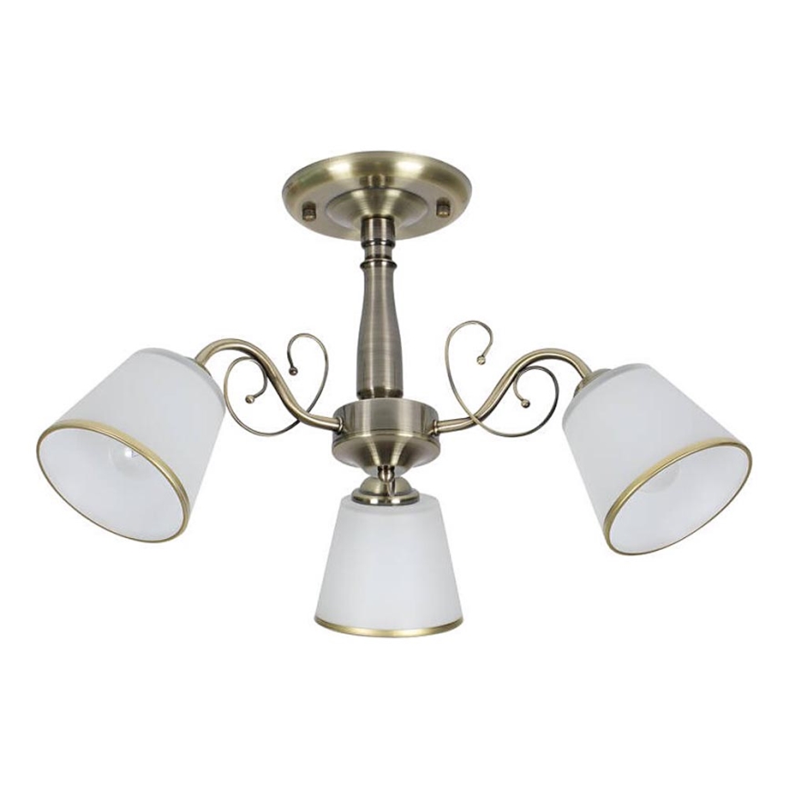 Luster na štangi LOSANNA 3xE14/40W/230V mesing