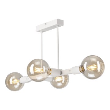 Luster na štapu ASTRID 4xE27/60W/230V bijela