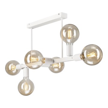 Luster na štapu ASTRID 6xE27/60W/230V bijela