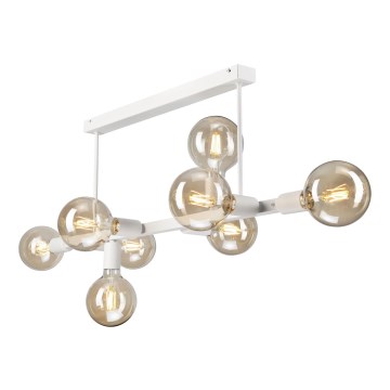 Luster na štapu ASTRID 8xE27/60W/230V bijela