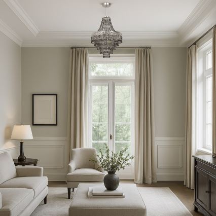 Luster na štapu CORAL, 3×E14/40W/230V, Ø 36 cm