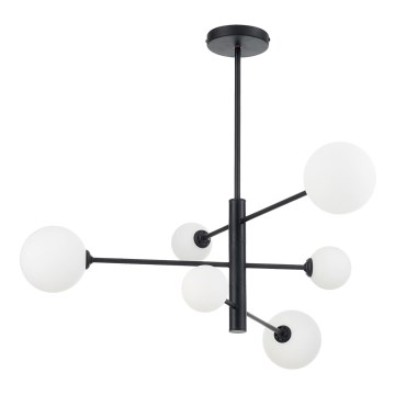 Luster na štapu DORADO 6xG9/40W/230V crna