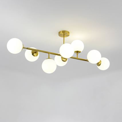 Luster na štapu DORADO 8xE14/40W/230V zlatni