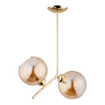 Luster na štapu LALEN 2xE27/60W/230V bež boje