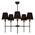 Luster na štapu MADELA 5xE14/40W/230V crni