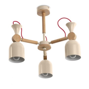 Luster na štapu MONTE 3xE27/60W/230V