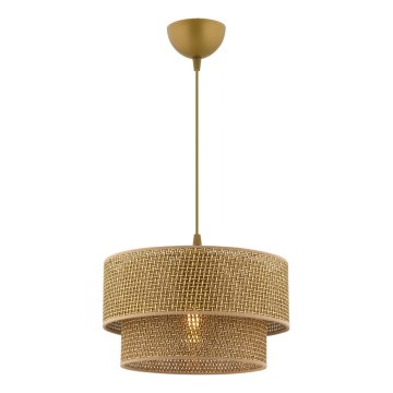 Luster na uže 1xE27/60W/230V smeđa
