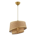 Luster na užeću BARETTE 1xE27/60W/230V smeđa/zlatna