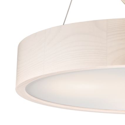 Luster na užetu 3xE27/60W/230V ? 47 cm borovina