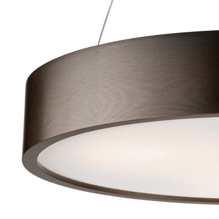Luster na užetu 3xE27/60W/230V ? 47 cm borovina