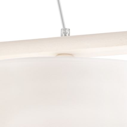Luster na užetu AIDA 2xE27/60W/230V hrast