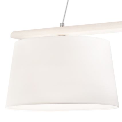 Luster na užetu AIDA 2xE27/60W/230V hrast