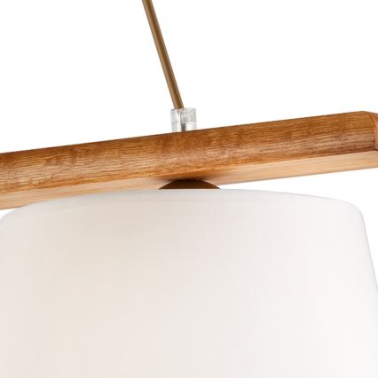 Luster na užetu AIDA 3xE27/60W/230V hrast