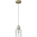 Luster na užetu ALESSANDRO 1xE27/60W/230V hrast