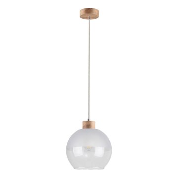 Luster na užetu ALESSANDRO 1xE27/60W/230V hrast