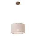 Luster na užetu ANTONIO 1xE27/60W/230V bukva