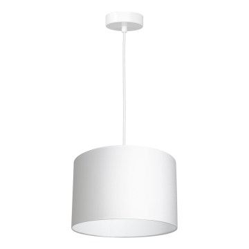 Luster na užetu ARDEN 1xE27/60W/230V promjer 25 cm bijela