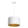 Luster na užetu ARDEN 1xE27/60W/230V promjer 25 cm bijela/zlatna