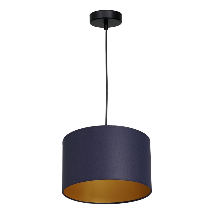 Luster na užetu ARDEN 1xE27/60W/230V promjer 25 cm ljubičasta/zlatna