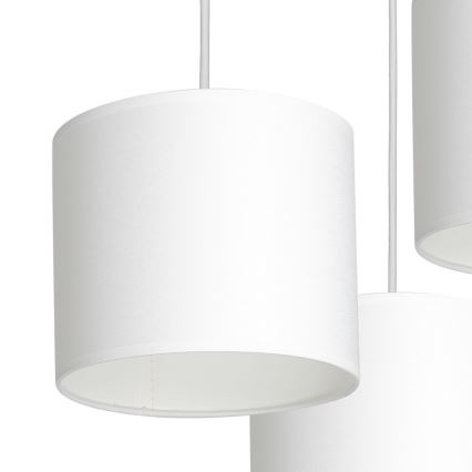 Luster na užetu ARDEN 3xE27/60W/230V bijela