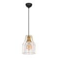 Luster na užetu ARIA 1xE27/60W/230V zlatna