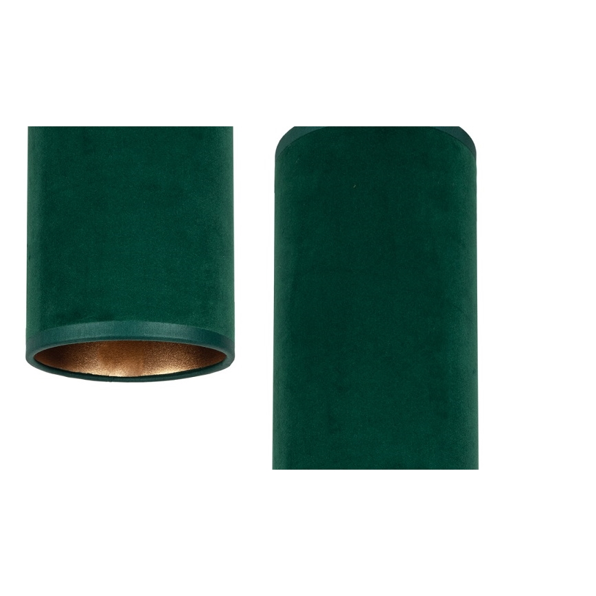 Luster na užetu AVALO 2xE27/60W/230V zelena/mesing