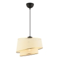 Luster na užetu BARETTE 1xE27/60W/230V krem/ zlato
